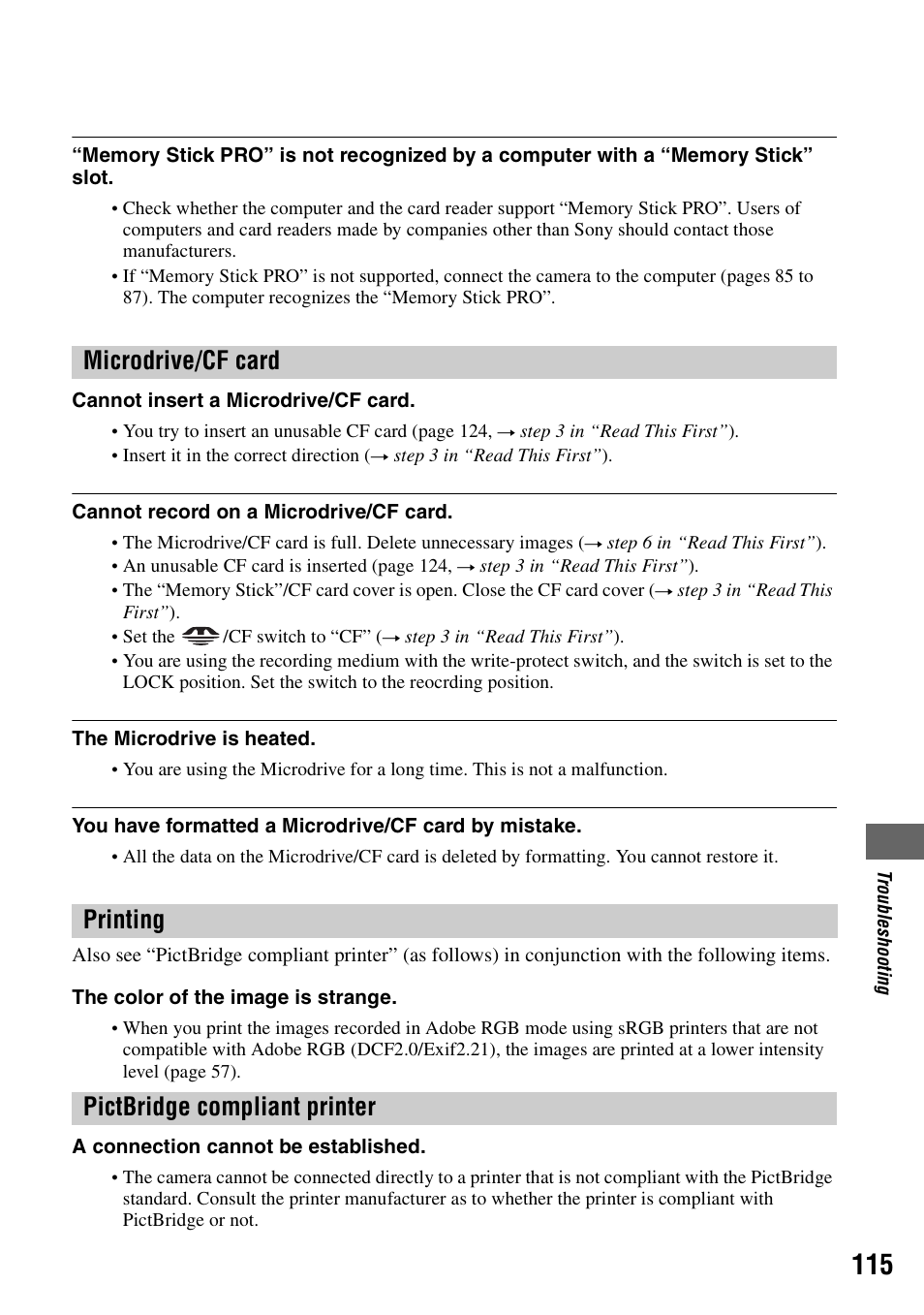 Sony DSC-R1 User Manual | Page 115 / 135