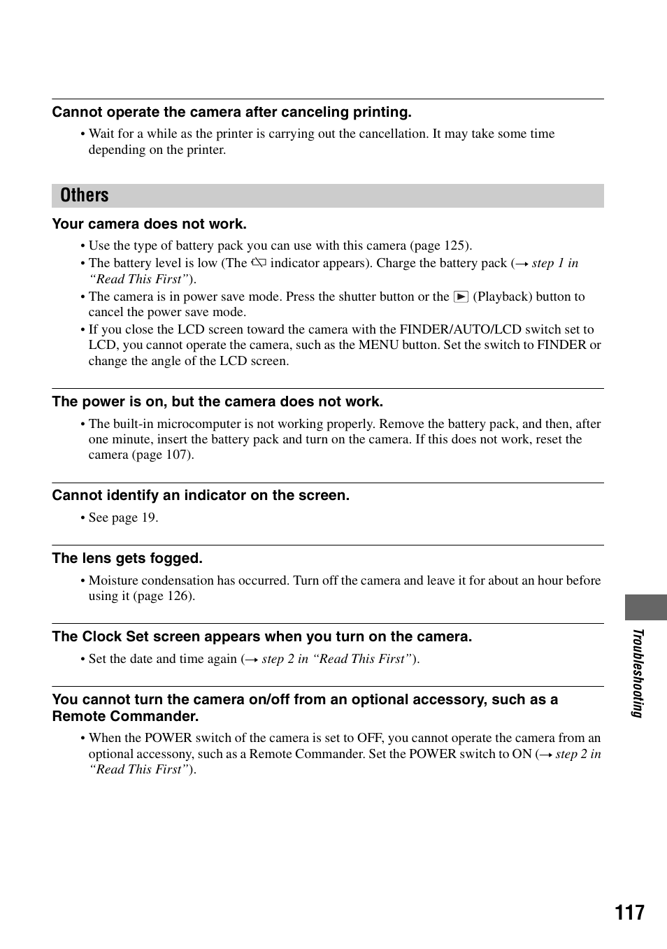 Others | Sony DSC-R1 User Manual | Page 117 / 135
