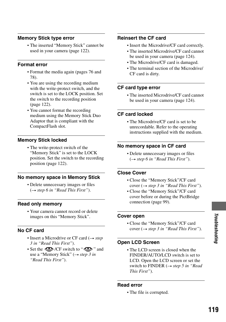 Sony DSC-R1 User Manual | Page 119 / 135