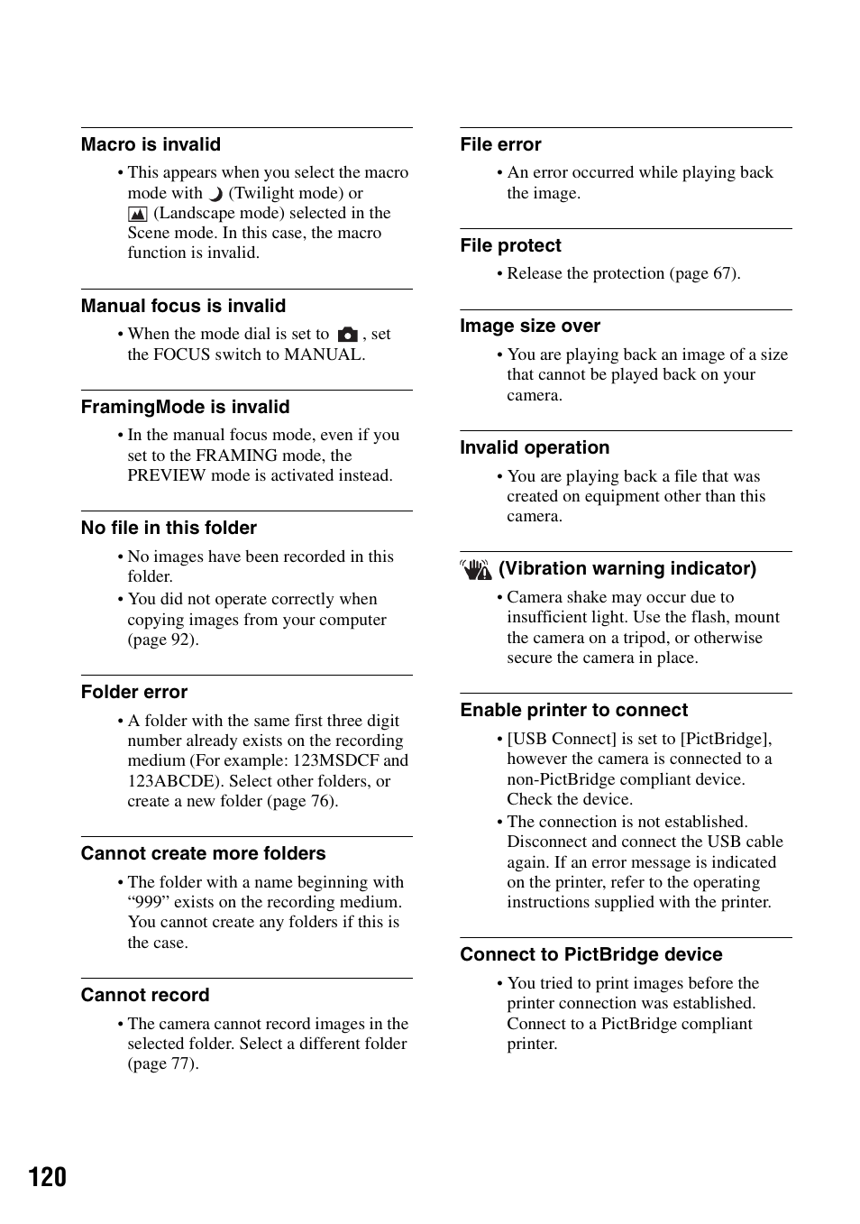 Sony DSC-R1 User Manual | Page 120 / 135