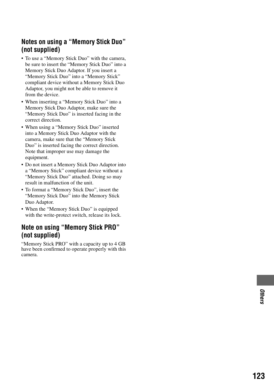 Sony DSC-R1 User Manual | Page 123 / 135