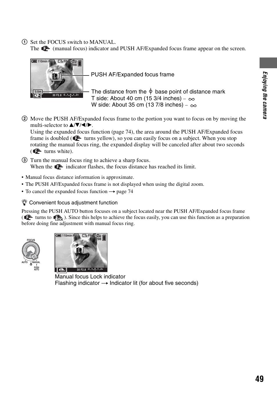 Sony DSC-R1 User Manual | Page 49 / 135