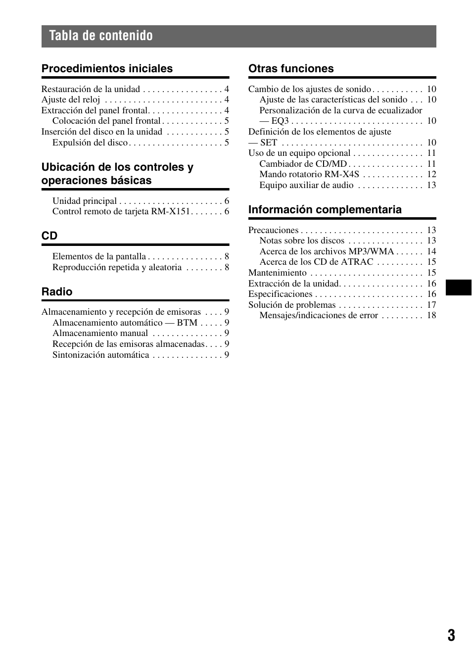 Sony CDX-GT50W User Manual | Page 19 / 36