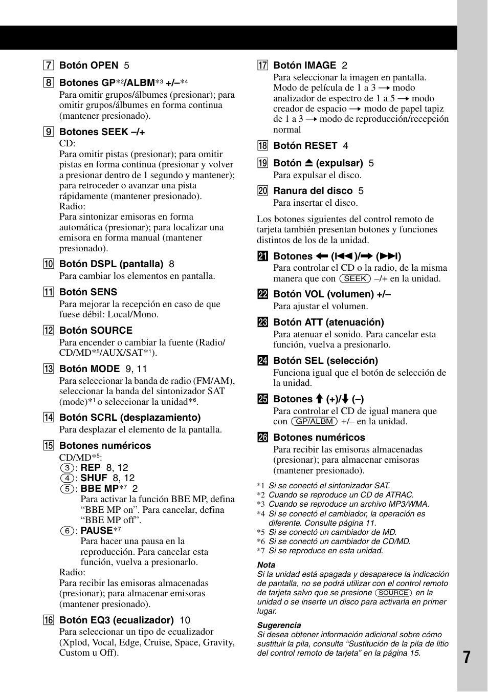 Sony CDX-GT50W User Manual | Page 23 / 36