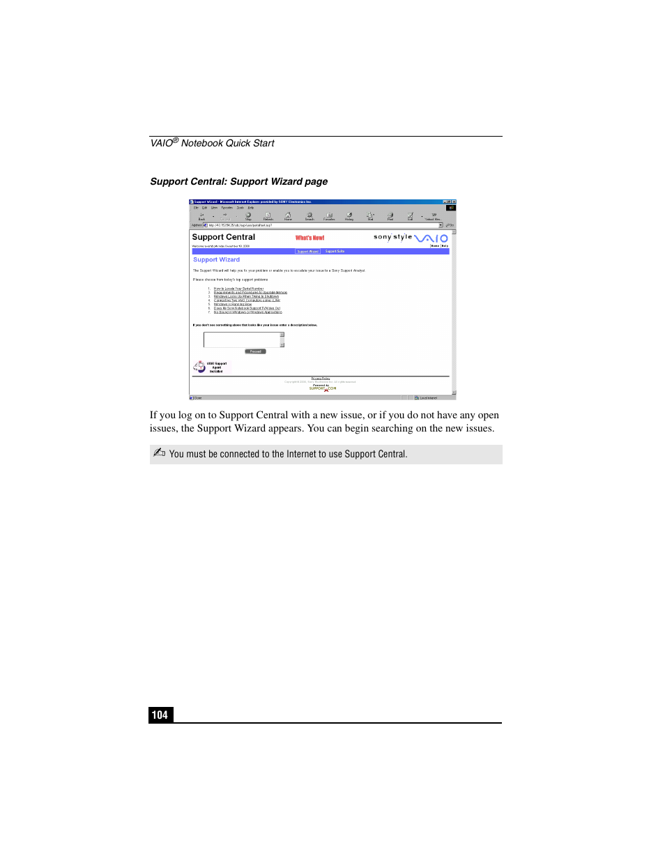 Sony PCG-C1VP User Manual | Page 104 / 124