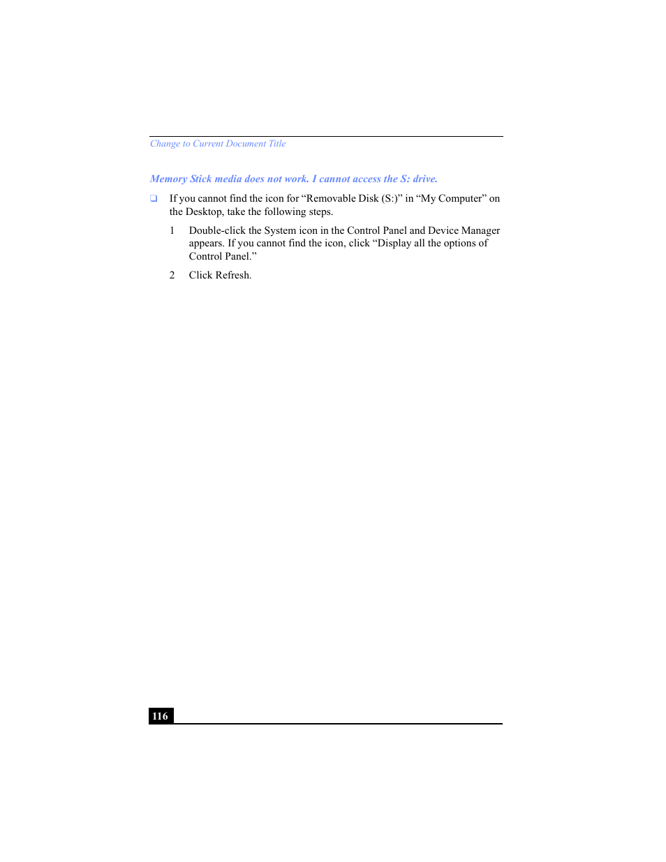 Sony PCG-C1VP User Manual | Page 116 / 124