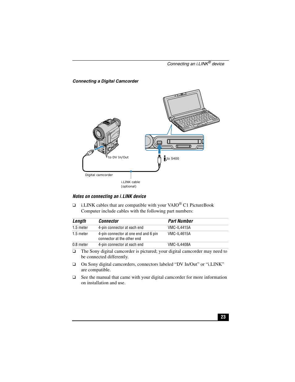 Sony PCG-C1VP User Manual | Page 23 / 124