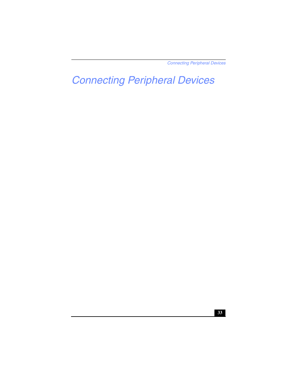 Connecting peripheral devices | Sony PCG-C1VP User Manual | Page 33 / 124