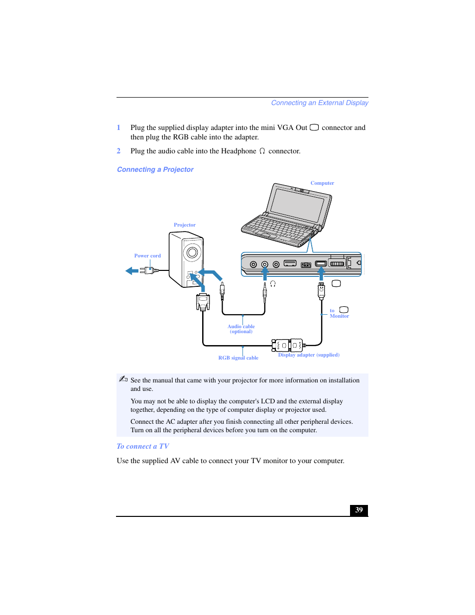 Sony PCG-C1VP User Manual | Page 39 / 124