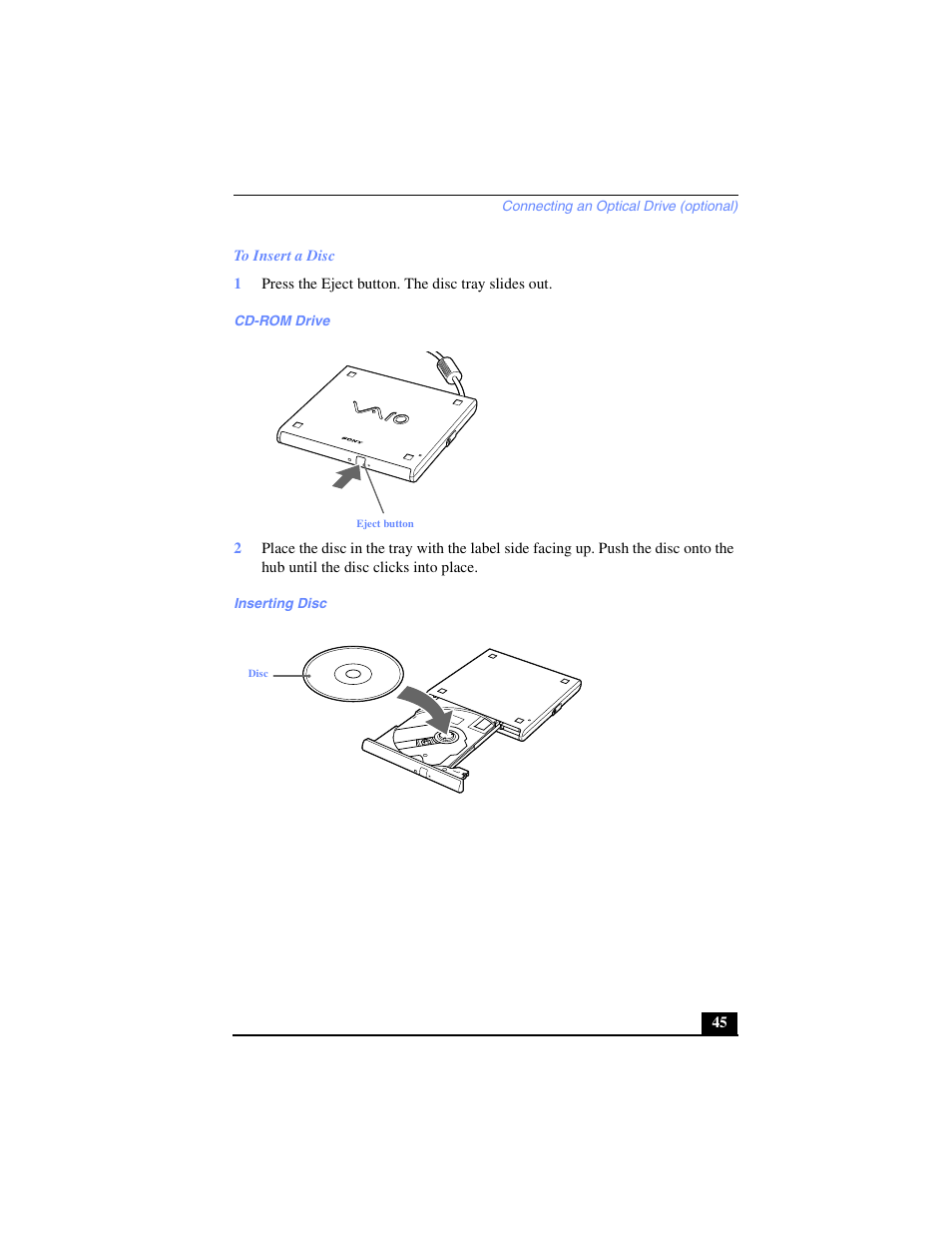 Sony PCG-C1VP User Manual | Page 45 / 124