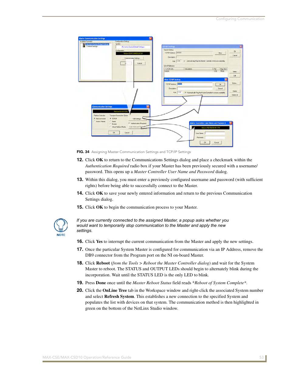 AMX MAX-CSE User Manual | Page 59 / 110