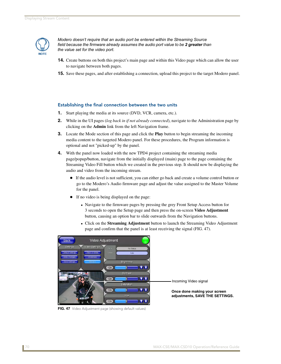 AMX MAX-CSE User Manual | Page 76 / 110