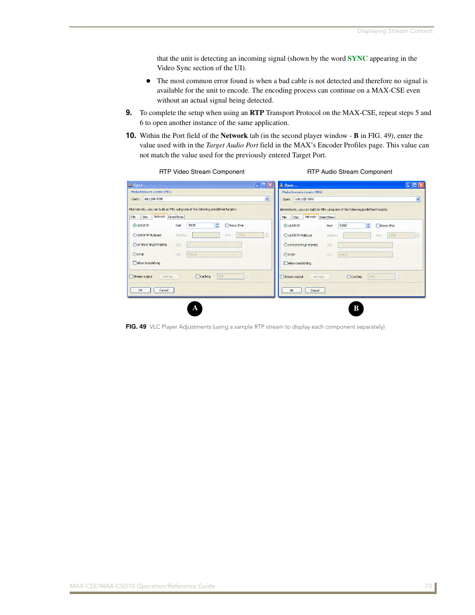 AMX MAX-CSE User Manual | Page 79 / 110