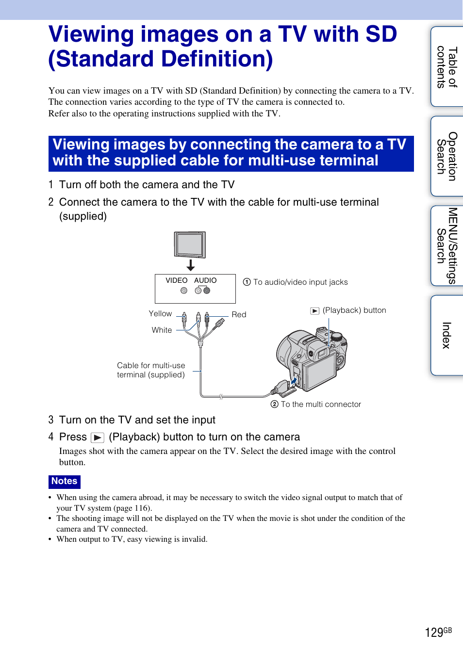 Sony DSC-HX1 User Manual | Page 129 / 176