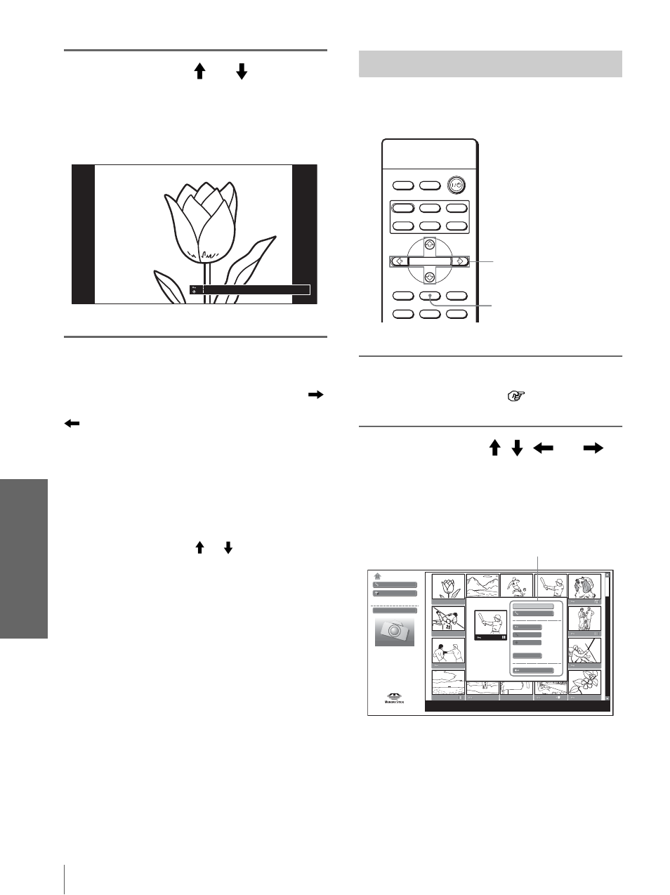 Lecture d’images vidéo | Sony VPL-HS10 User Manual | Page 106 / 208