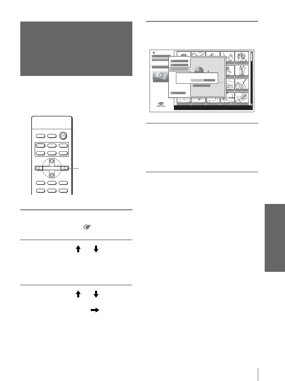 Initialisation d’un “memory stick” — formatage, Appuyez à nouveau sur enter | Sony VPL-HS10 User Manual | Page 119 / 208