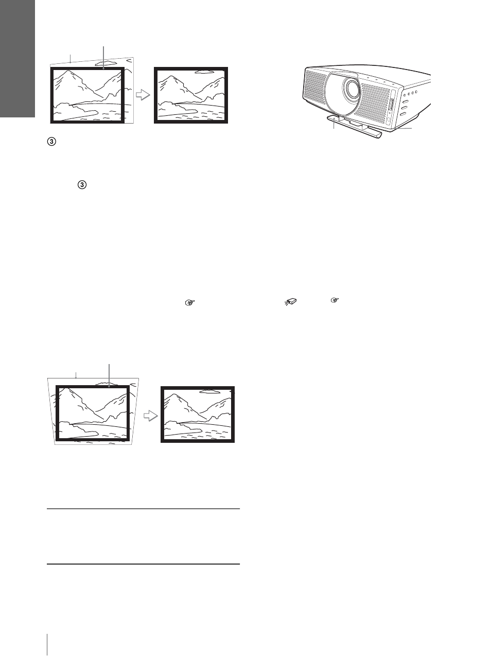 Pulse focus +/– para ajustar el enfoque de nuevo, Cone xi ón y p repar aci ón | Sony VPL-HS10 User Manual | Page 154 / 208