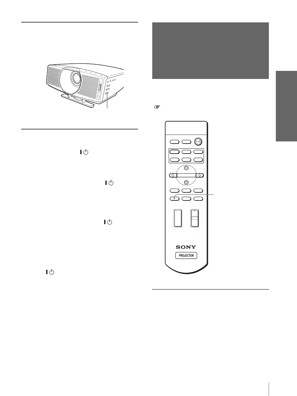 Selección del modo de pantalla ancha, Pulse focus +/– para ajustar el enfoque, Pulse wide mode | Pr o y ecci ón, Para apagar la alimentación | Sony VPL-HS10 User Manual | Page 159 / 208