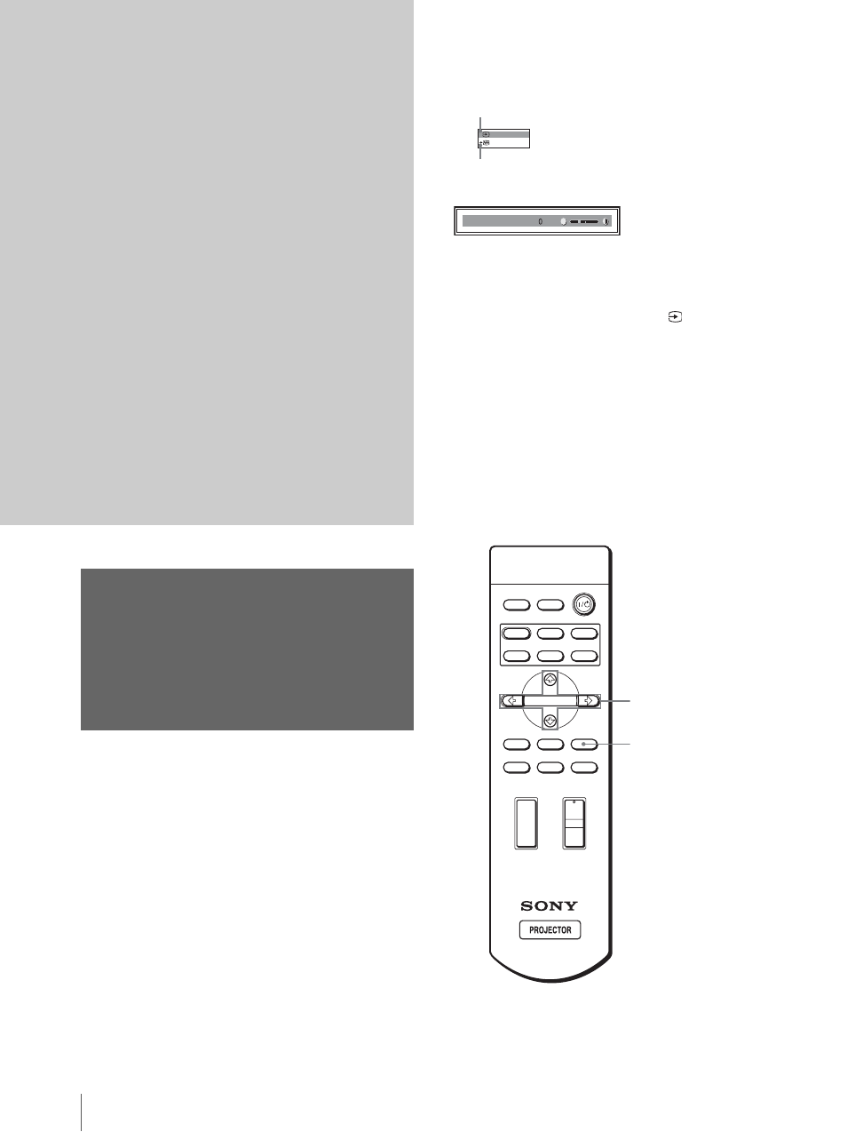 Uso de los menús, Funcionamiento mediante los menús, Elementos de la pantalla | Sony VPL-HS10 User Manual | Page 162 / 208