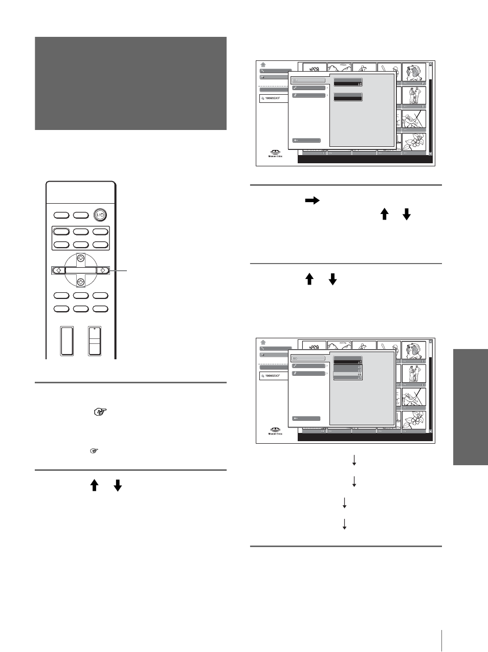 Ordenar las imágenes | Sony VPL-HS10 User Manual | Page 187 / 208