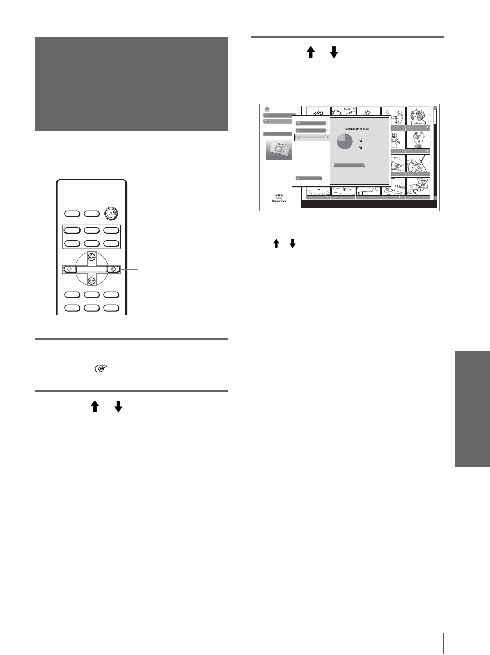 Visualización de la información del “memory stick | Sony VPL-HS10 User Manual | Page 189 / 208