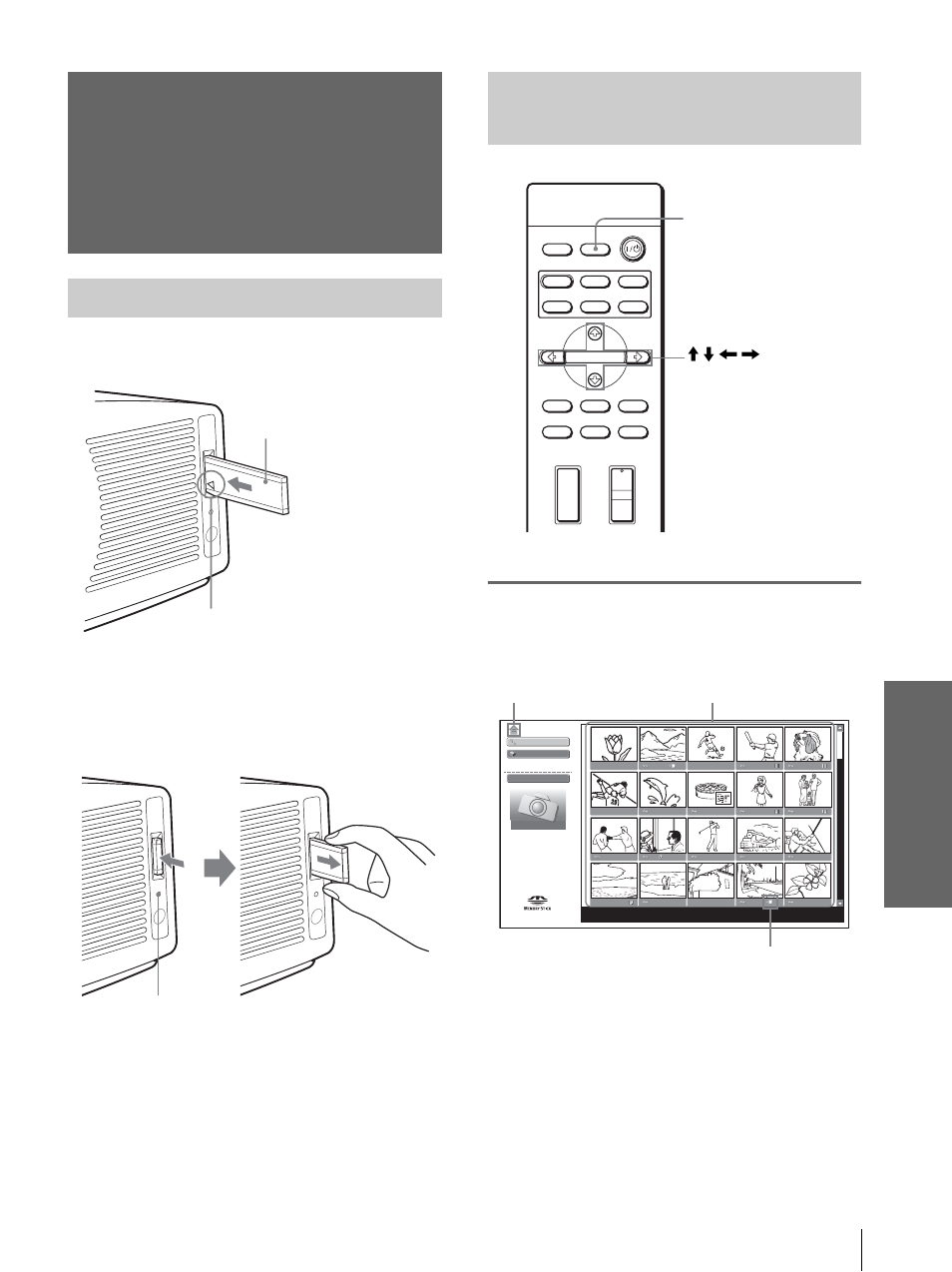 Inserting a “memory stick, Press input to select ms, What is digital camera mode | Sony VPL-HS10 User Manual | Page 33 / 208