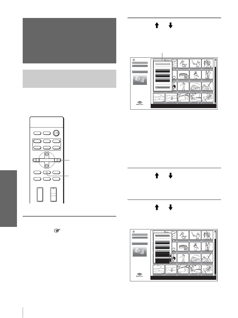 Viewing the pictures, Viewing the pictures in sequence — slide show | Sony VPL-HS10 User Manual | Page 36 / 208