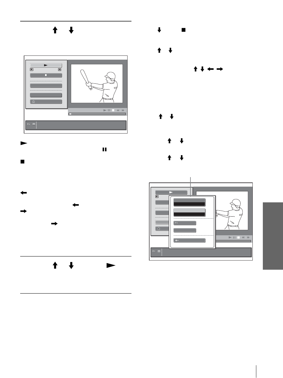 Press m or m to select n | Sony VPL-HS10 User Manual | Page 39 / 208