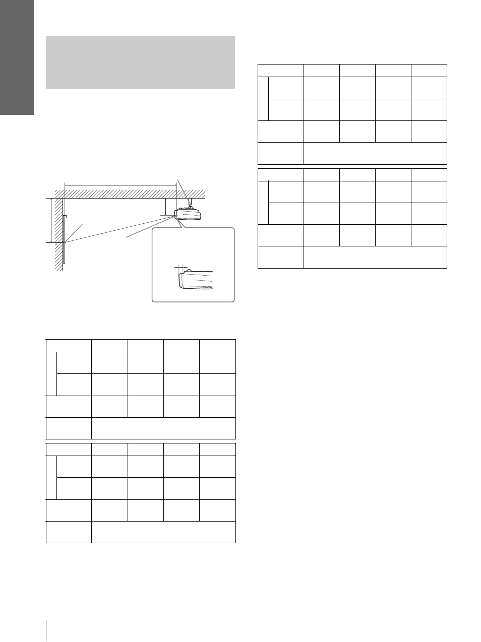 Racc o rdem e n ts e t pr épara tif s | Sony VPL-HS10 User Manual | Page 78 / 208