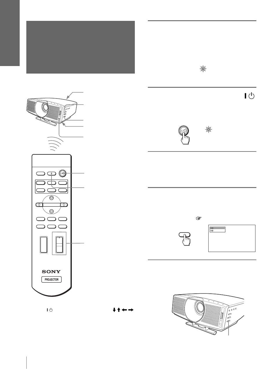 Sony VPL-HS10 User Manual | Page 82 / 208