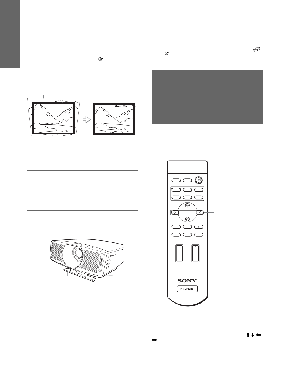 Étape 4 : sélection de la langue de menu, Racc o rdem e n ts e t pr épara tif s | Sony VPL-HS10 User Manual | Page 84 / 208