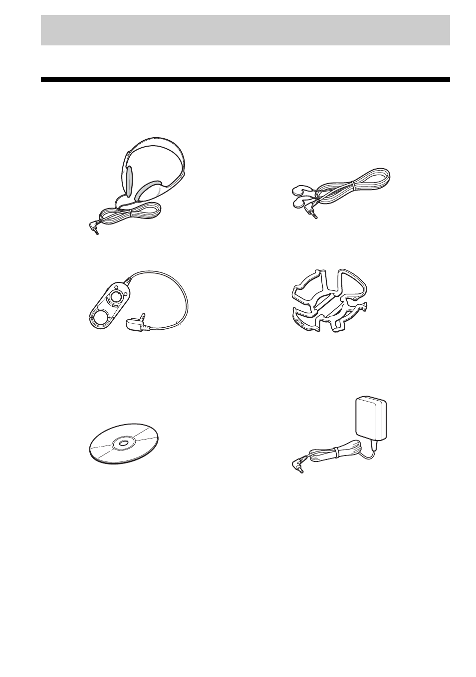 Getting started, Checking the supplied accessories | Sony D-NE500 User Manual | Page 10 / 36