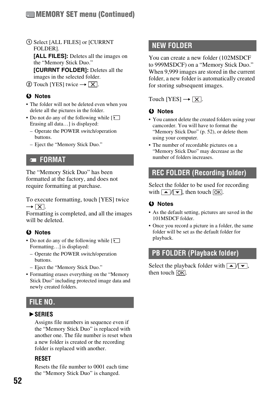 Sony HDR-HC7 User Manual | Page 52 / 131