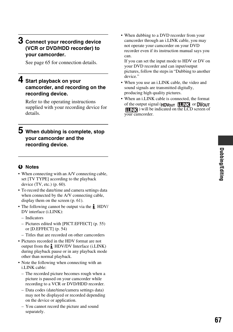 Sony HDR-HC7 User Manual | Page 67 / 131