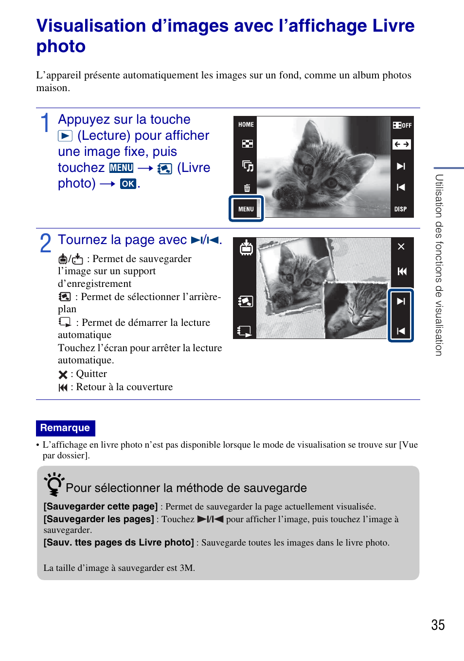 Sony DSC-G3 User Manual | Page 35 / 128