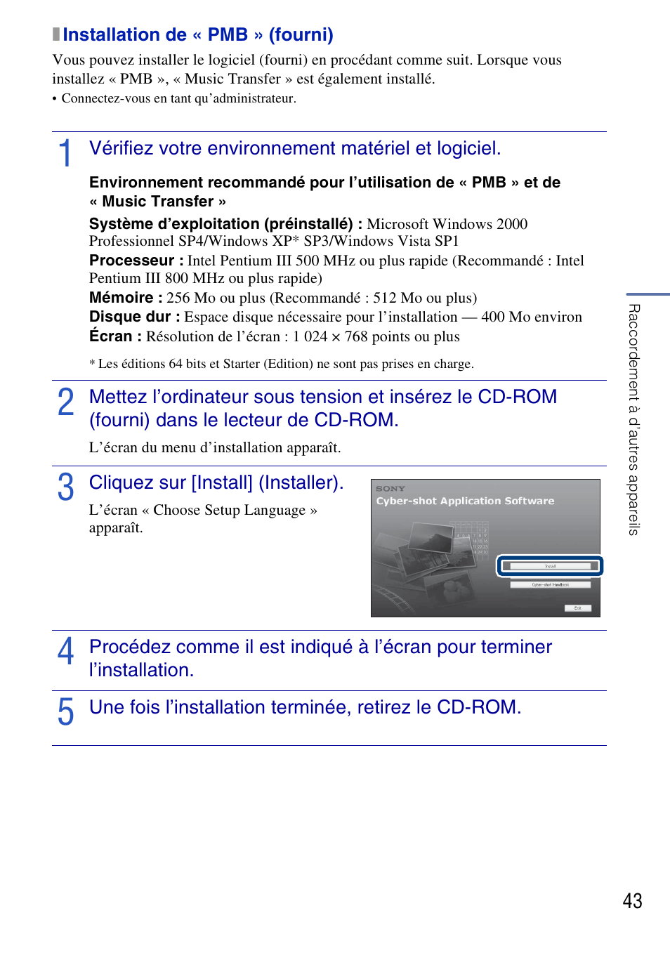 Sony DSC-G3 User Manual | Page 43 / 128