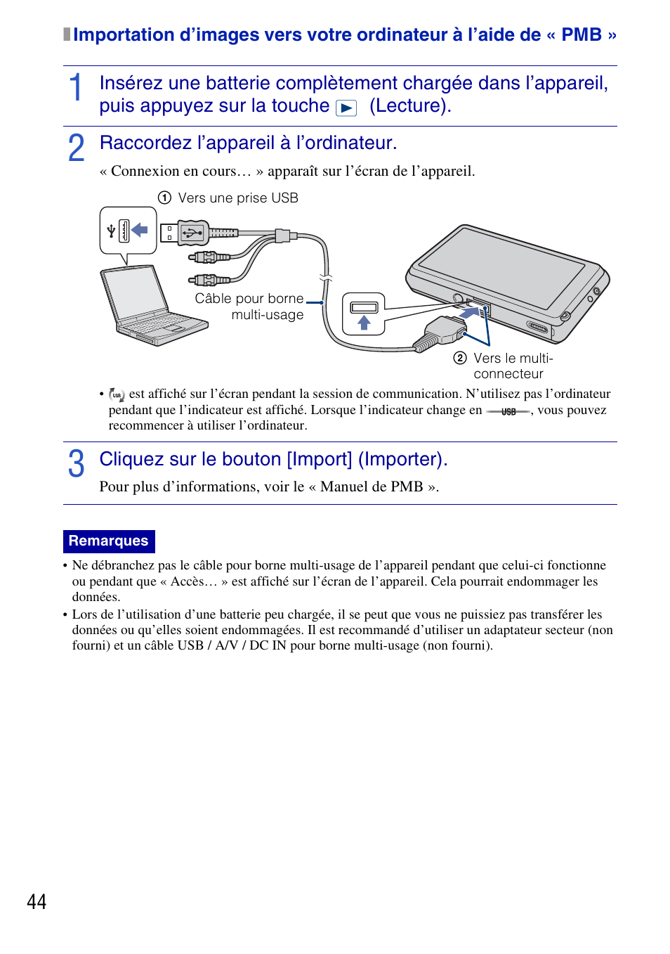 Sony DSC-G3 User Manual | Page 44 / 128