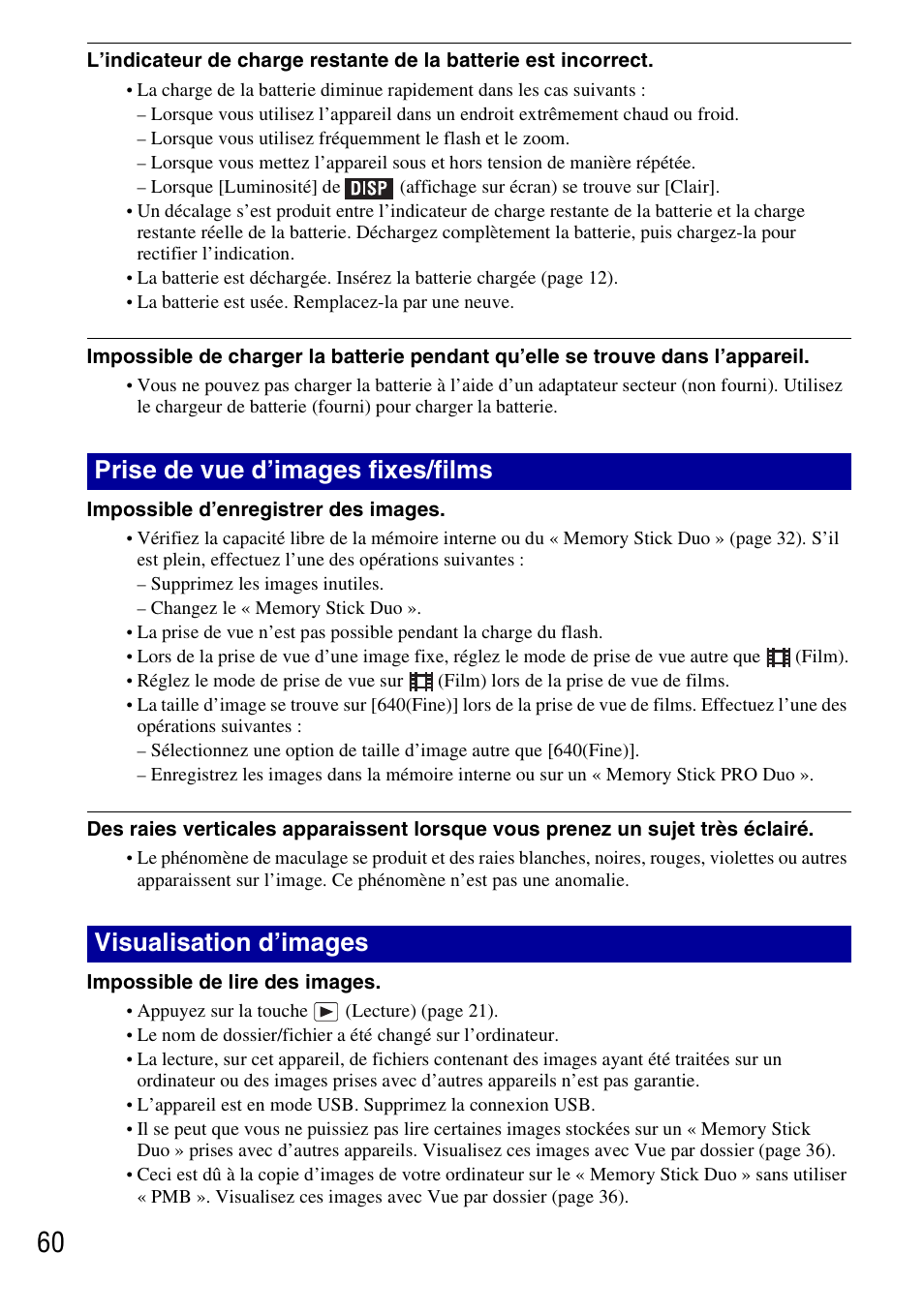 Sony DSC-G3 User Manual | Page 60 / 128