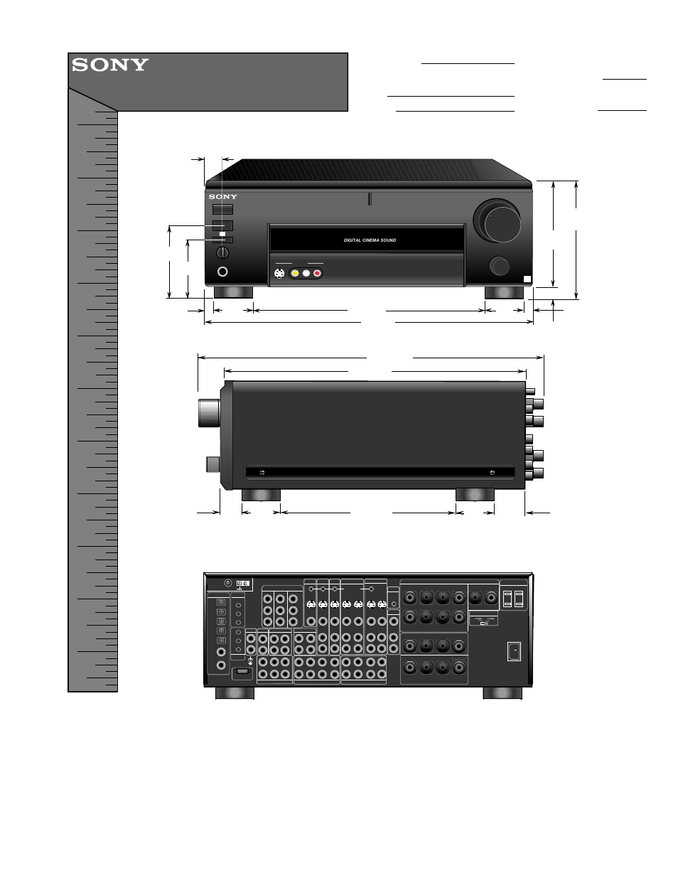 Sony STR-DA4ES User Manual | 1 page