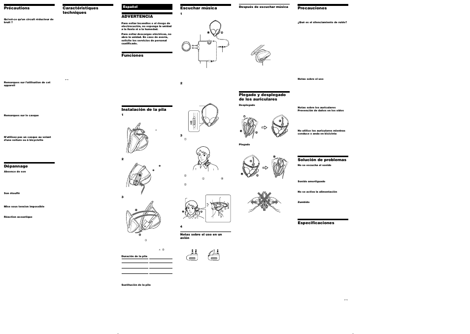 Sony MDR-G94NC User Manual | Page 2 / 2