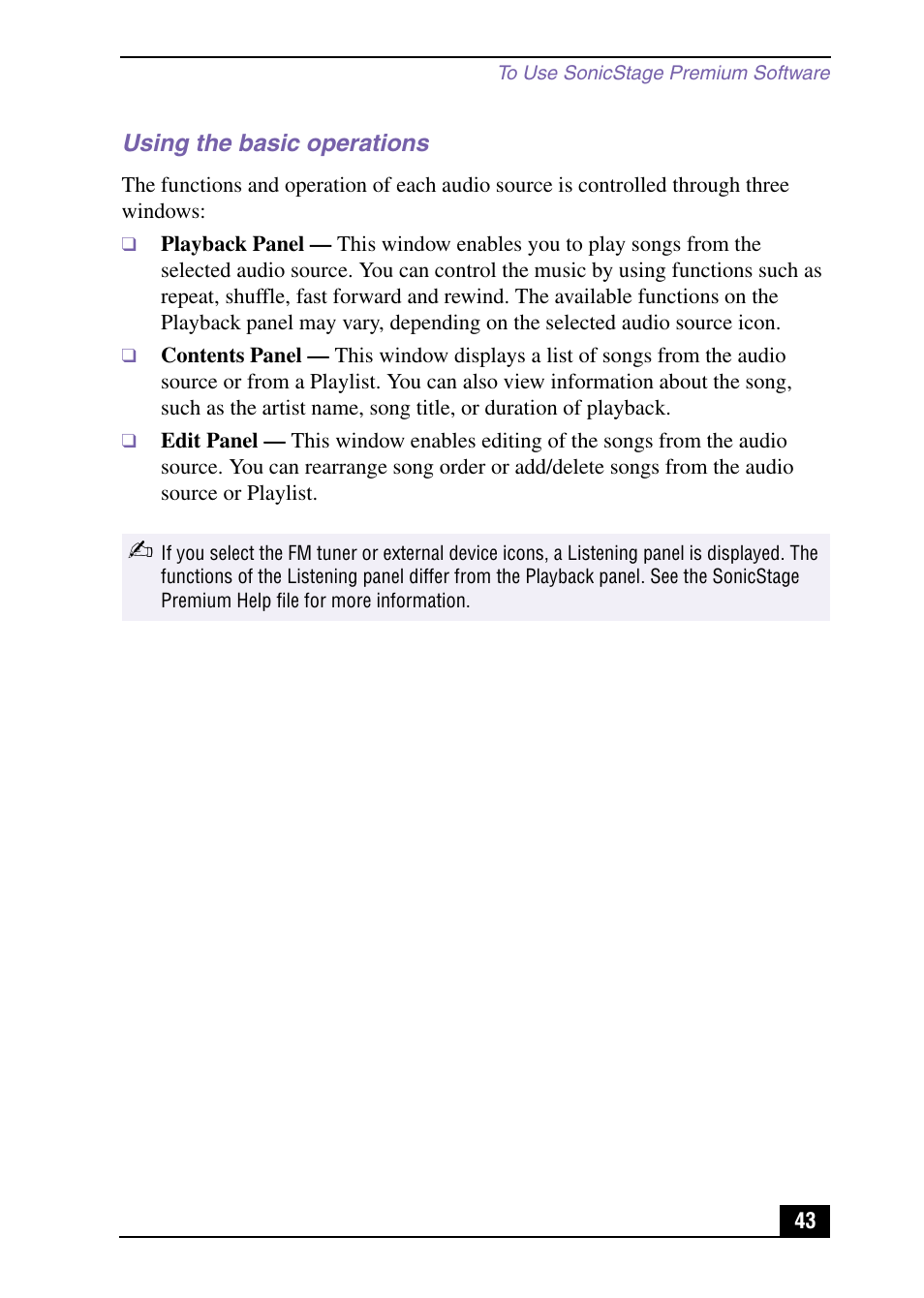 Sony PCV-MXS10 User Manual | Page 43 / 105
