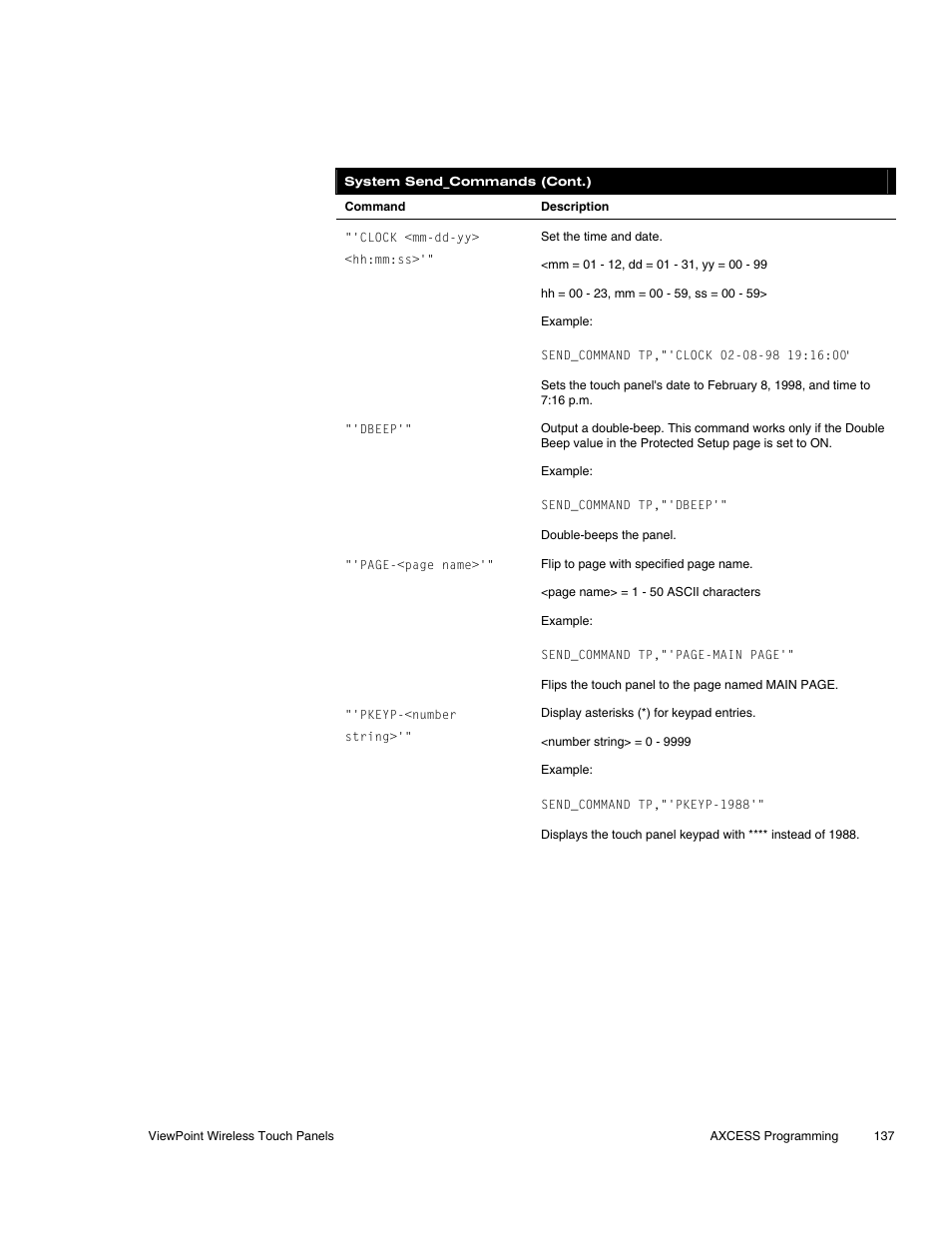 AMX Wireless Touch Panels (Wave Server) User Manual | Page 147 / 198