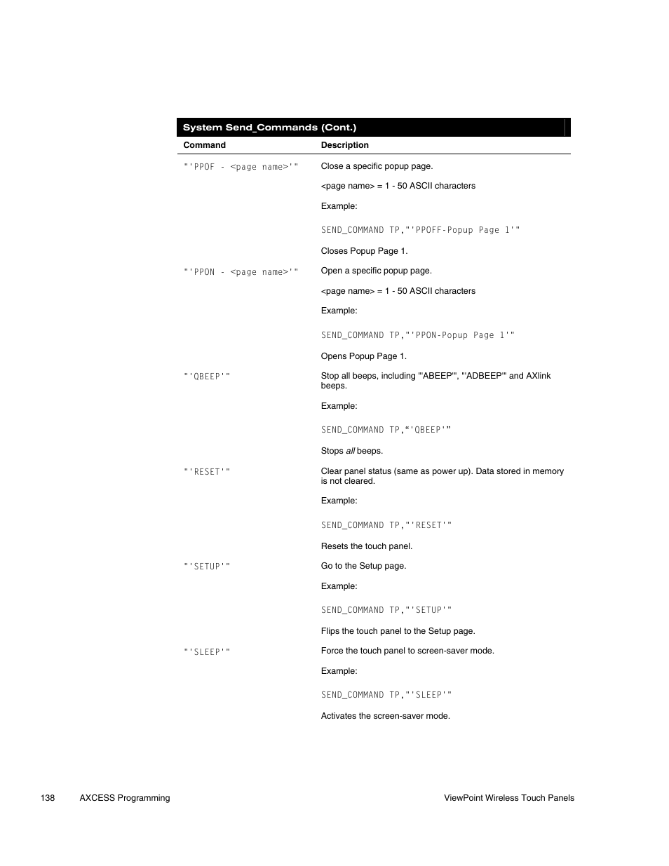 AMX Wireless Touch Panels (Wave Server) User Manual | Page 148 / 198