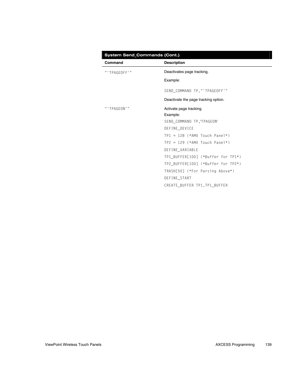 AMX Wireless Touch Panels (Wave Server) User Manual | Page 149 / 198