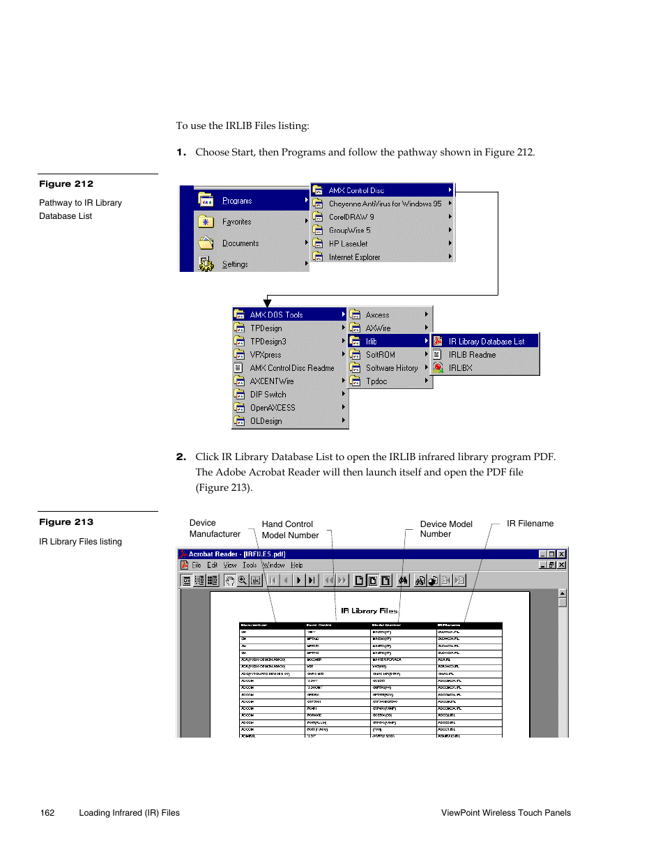 AMX Wireless Touch Panels (Wave Server) User Manual | Page 172 / 198