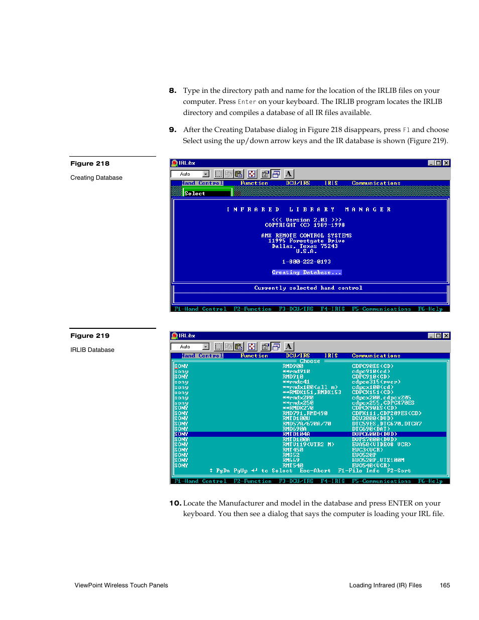AMX Wireless Touch Panels (Wave Server) User Manual | Page 175 / 198