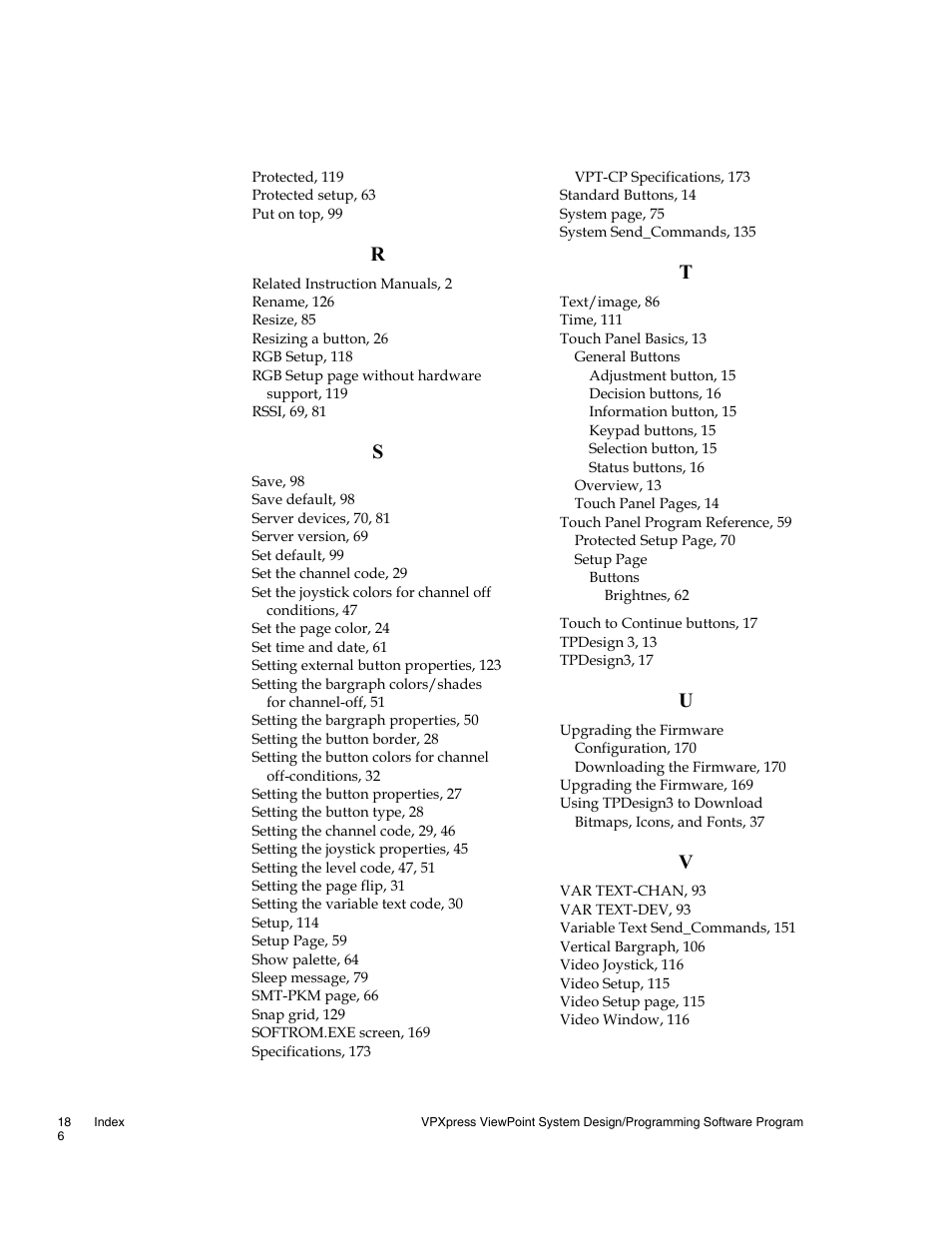 AMX Wireless Touch Panels (Wave Server) User Manual | Page 196 / 198