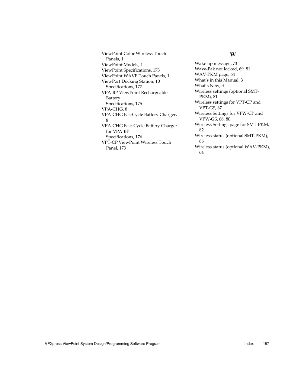 AMX Wireless Touch Panels (Wave Server) User Manual | Page 197 / 198