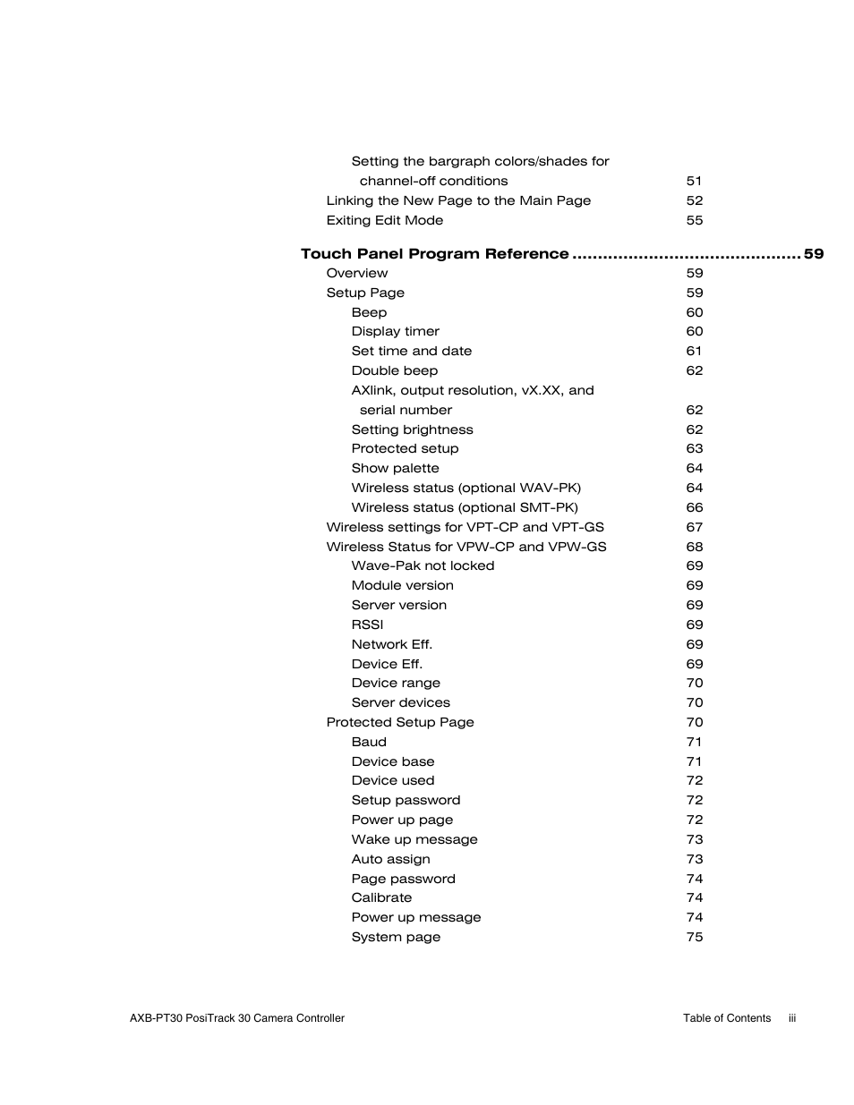 AMX Wireless Touch Panels (Wave Server) User Manual | Page 7 / 198