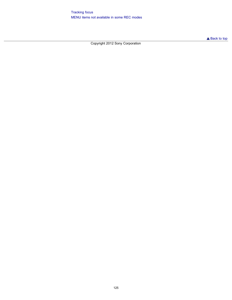 Sony DSC-TX20 User Manual | Page 125 / 262